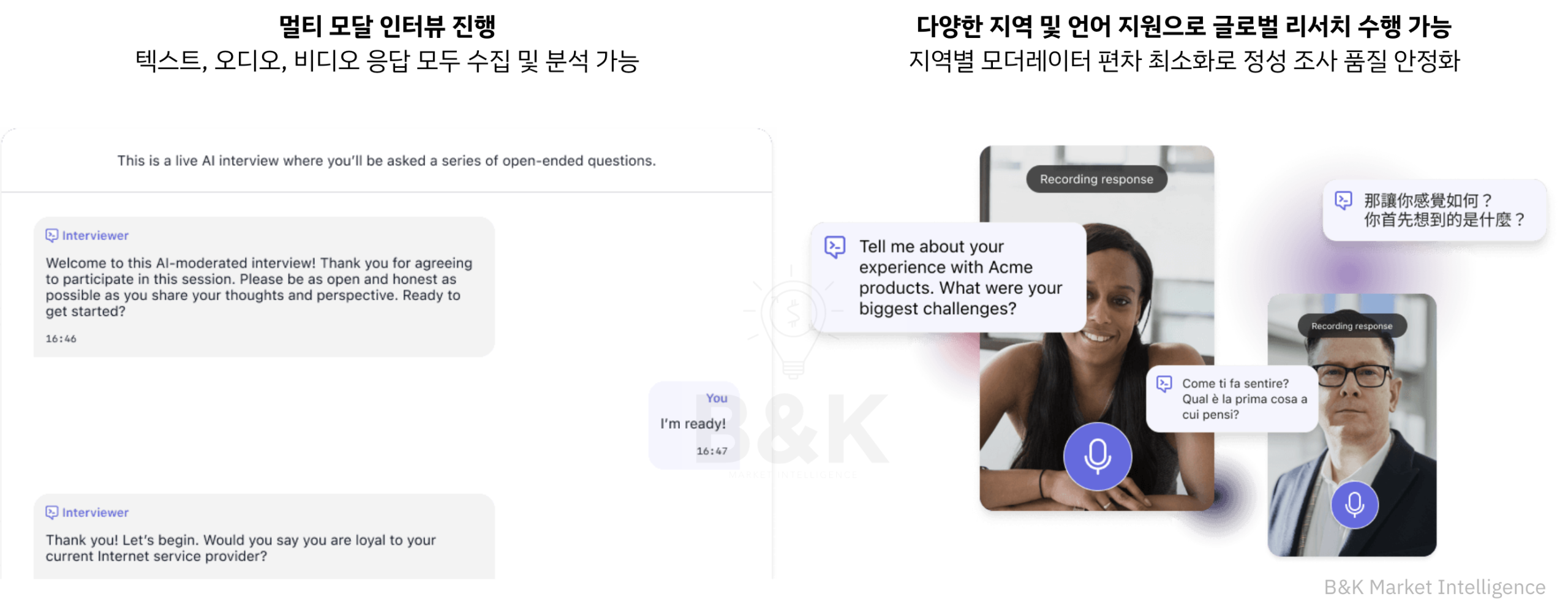 outset ai 정성 리서치 심층 고객 인터뷰 기대 효과